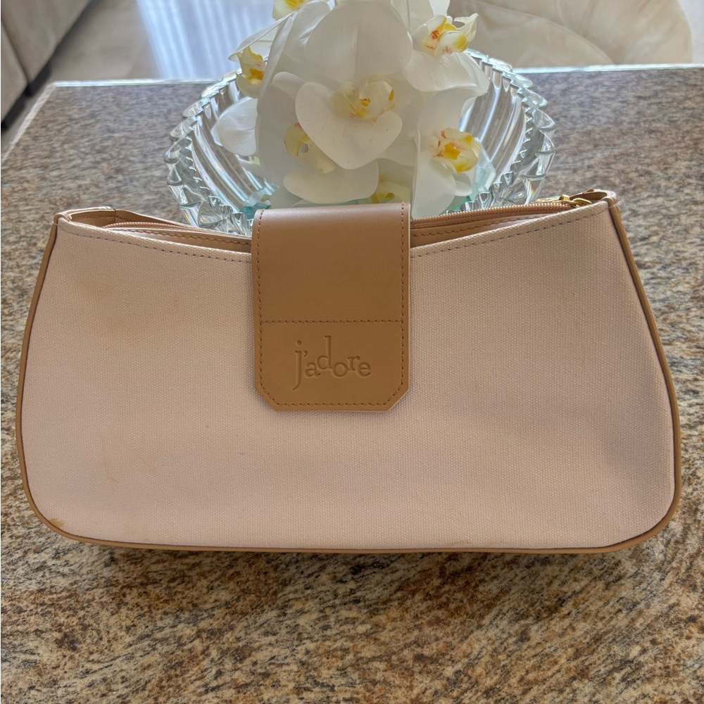 Adore Beige and Brown Clutch